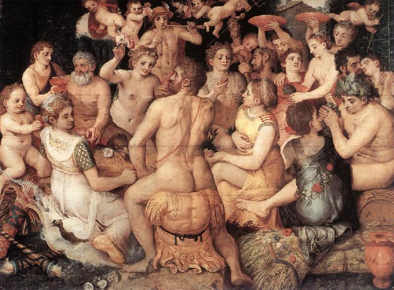 FLORIS, Frans Banquet of the Gods dfg Spain oil painting art